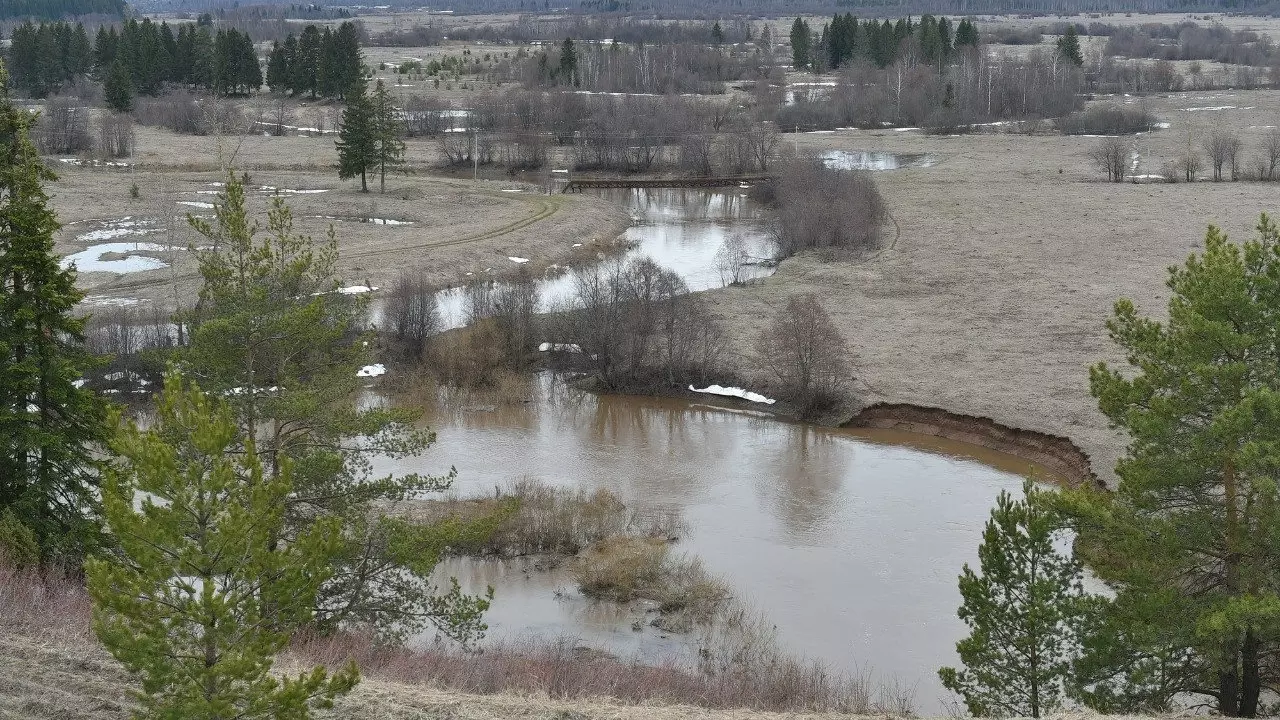 На 72 см поднялся уровень воды в реке Лоза в Удмуртии